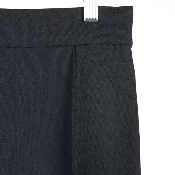 Chloe 2018 Wool Pleated Back Yoke Black Skirt - Picture 4 of 10